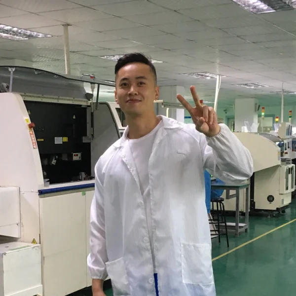 Ruggie founder Winson Tam at the factory